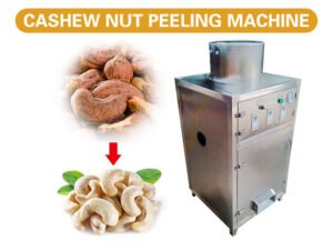 Machine à éplucher les noix de cajou